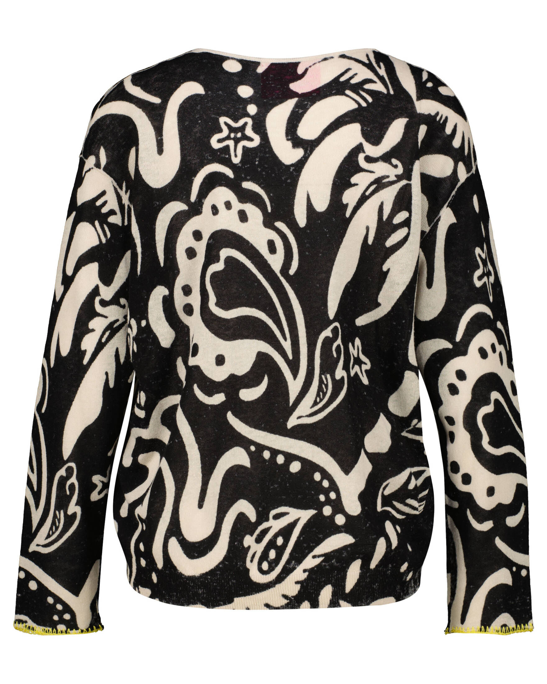 Frogbox| Damen Strickpullover mit Leinen