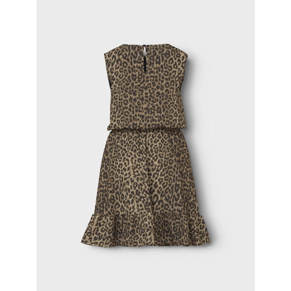 Køb Name It Black Leopard AOP Vinaya Spencer Kjole