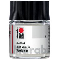Vernis mat, mat, 50 ml, dans une boîte en verre
