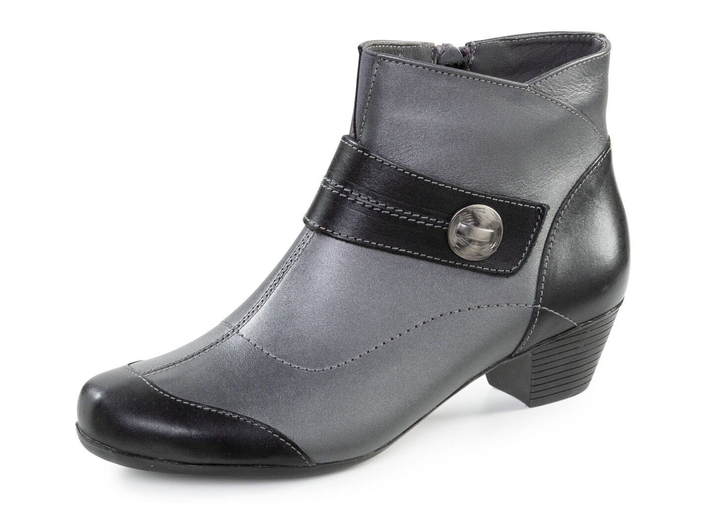 ELENA EDEN, elegante Damen-Stiefeletten, Weite G, mit herausnehmbarem Fussbett