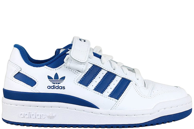 ADIDAS FORUM LOW BLUE SNEAKERS I HVIDT SKIND