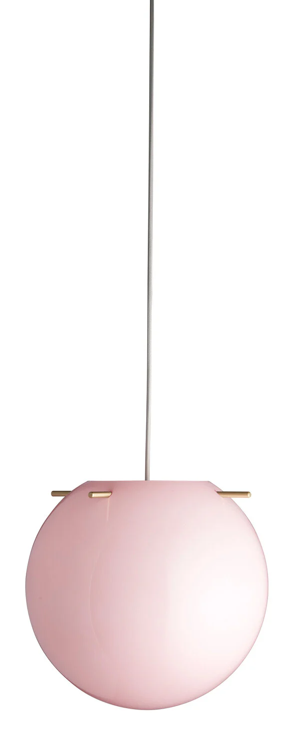 Frandsen  Koi Pendel, Opal Rose/Brass Sticks - Ø19