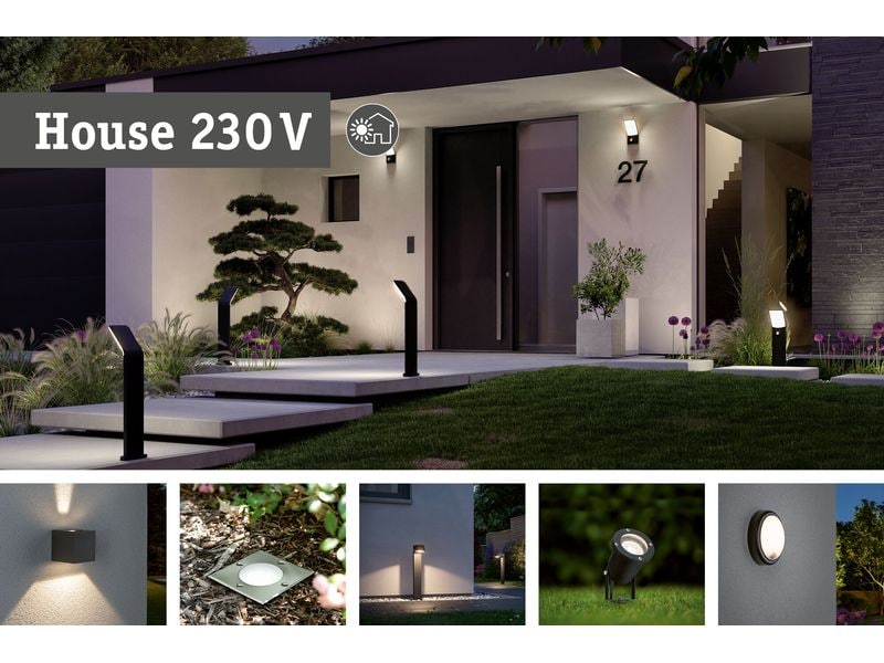Paulmann Deckenleuchte Circula 230 V Anthrazit LED Leuchte