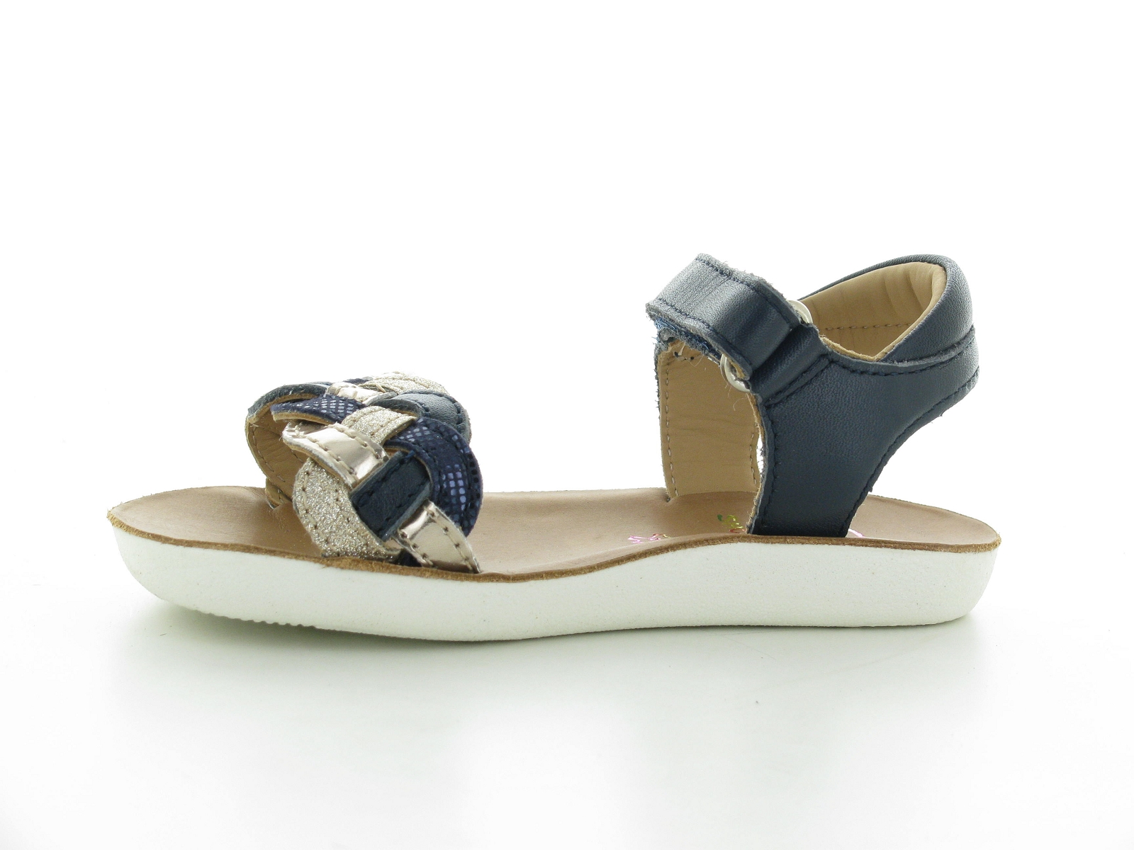 Shoopom-GOA WOWO Cuir Marine-Argent