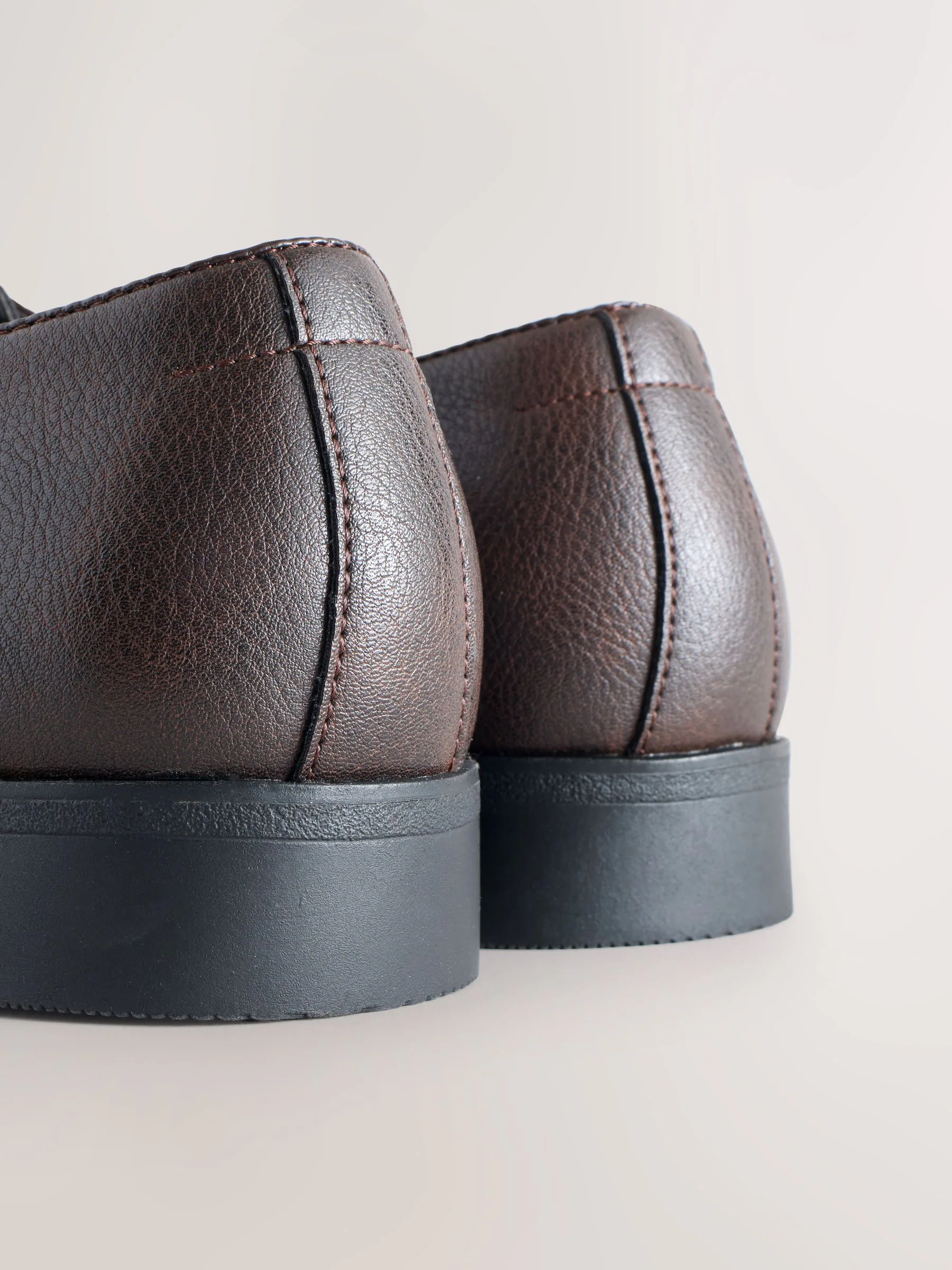 Bruin - Oxford-schoenen met neusstuk