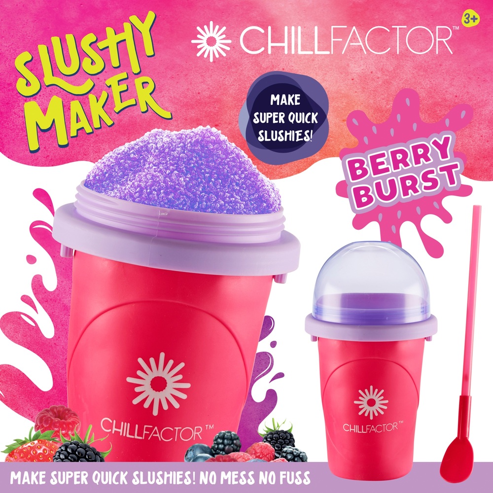 ChillFactor Slushy Maker Berry Burst Pink