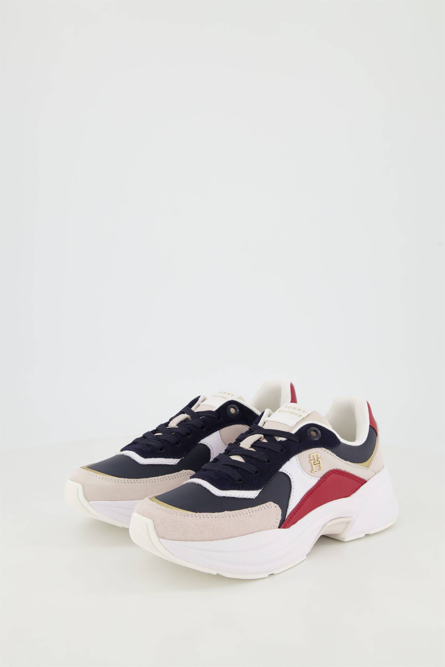 Tommy Hilfiger| Damen Sneaker CHUNKY TH RUNNER mit Leder