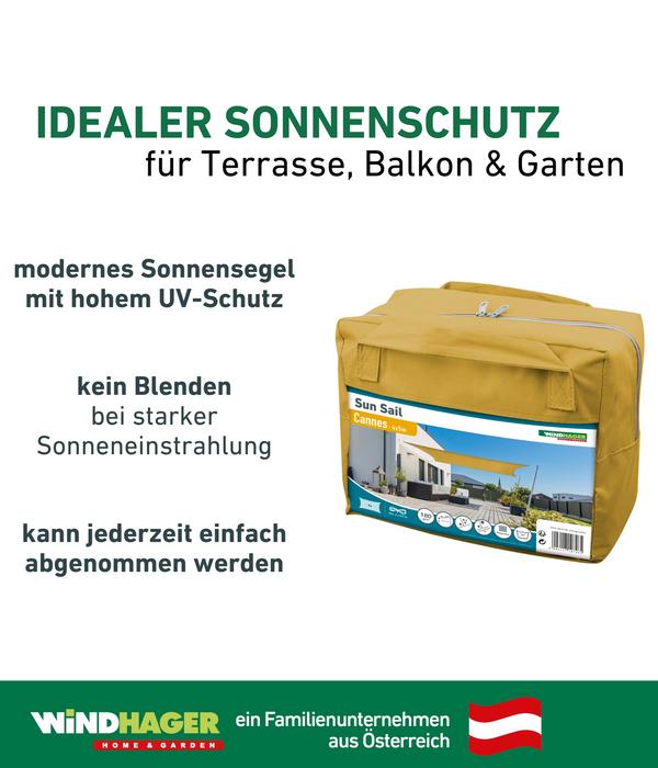 Windhager Sonnensegel Cannes, rechteckig, ca.