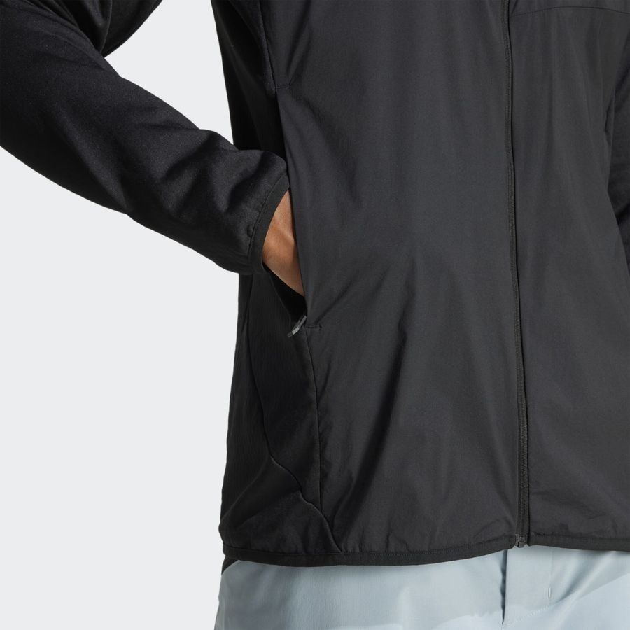 Adidas Terrex Xperior Climawarm  Wind Light Fleece Hooded Jacket