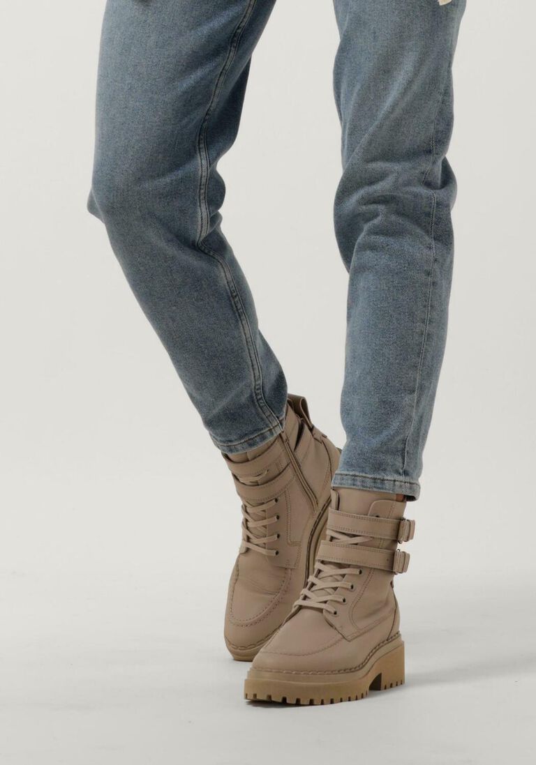 NUBIKK taupe nubikk veterboots fae ruby