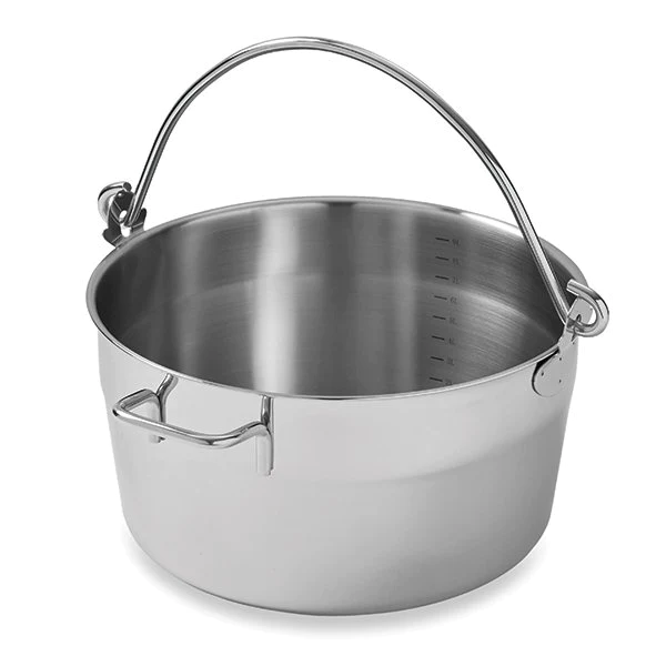 Marmite à crustacés - Bassine à confiture inox 30 cm Mathon
