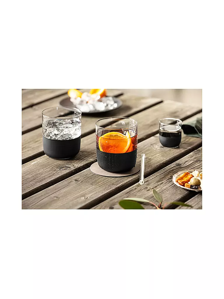 VILLEROY & BOCH Schnapsglas Set 4er MANUFACTURE ROCK 40ml schwarz