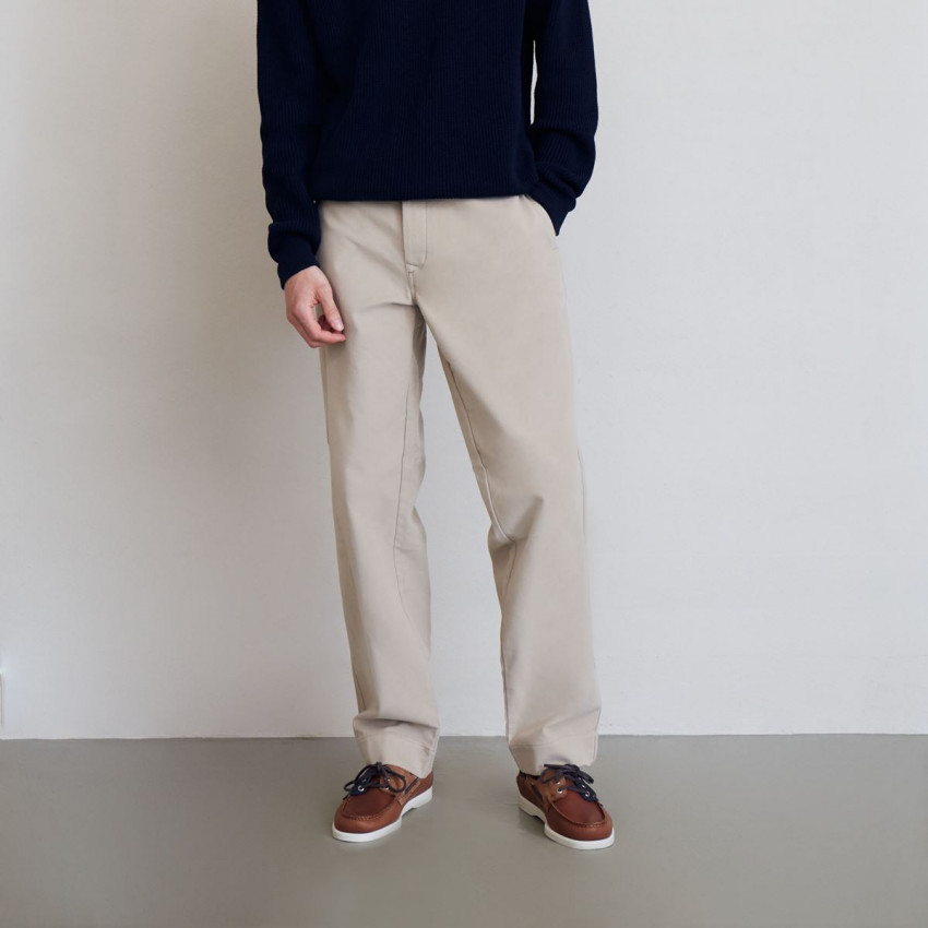 DOCKSIDES PORTLAND THREE EYES LEA SUEDE Blue Navy-Cognac-DkBr-Chaussures bateau pour homme en cuir