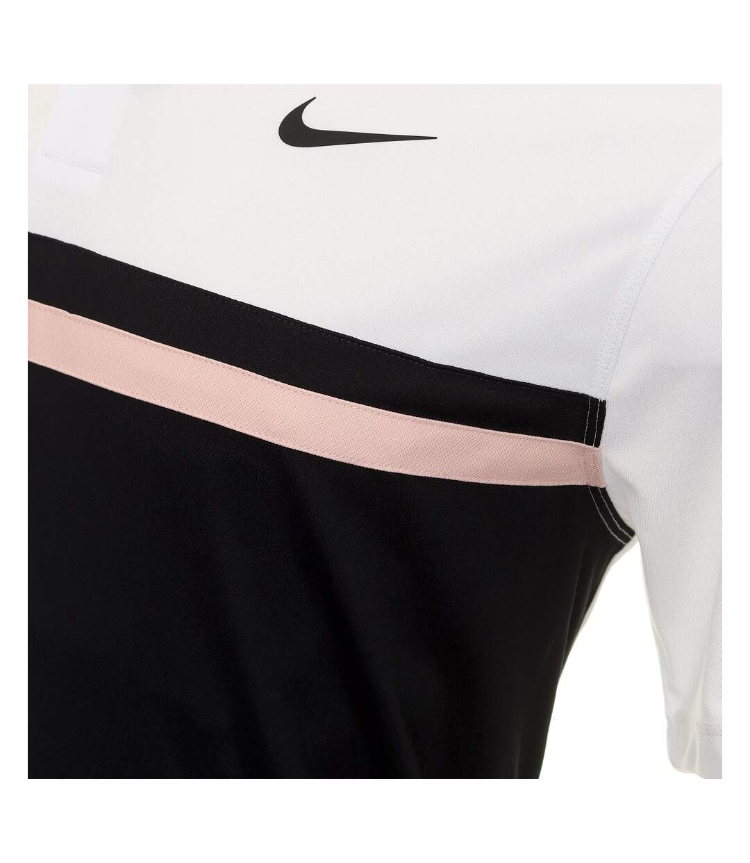 Nike - Polo VICTORY - Homme (Blanc / Noir / Saumon) - UTBC5077