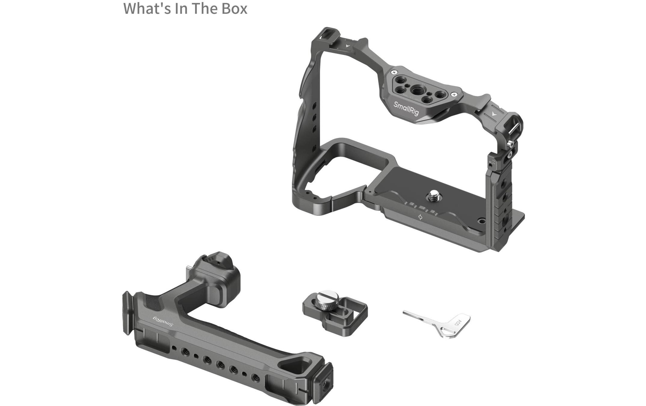 Cage Kit HawkLock für Sony Alpha Serie<br>Schnellverschlusskäfig für Sony Alpha 7R V / Alpha 7 IV / Alpha 7S III / Alpha 1 / Alpha 7R