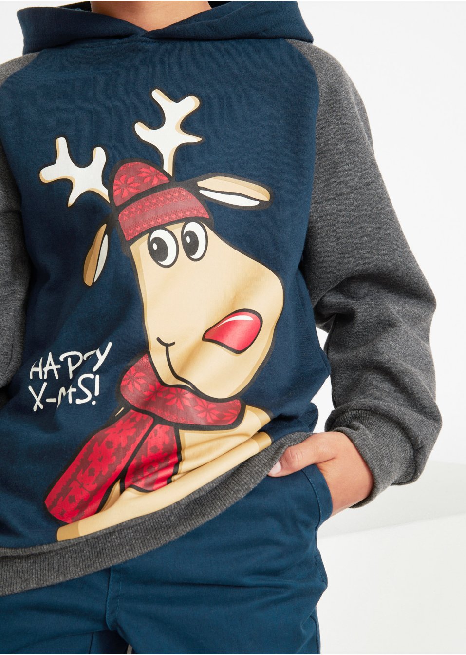 Sweat-shirt garçon à capuche