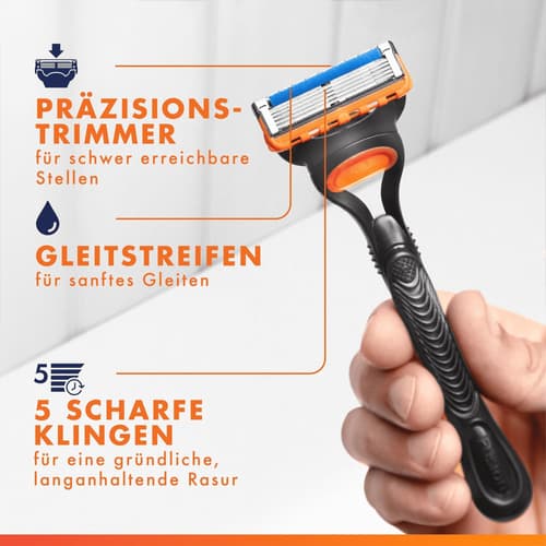 Gillette Fusion5 Rasierklingen für Männer, Gillette Ersatzklingen