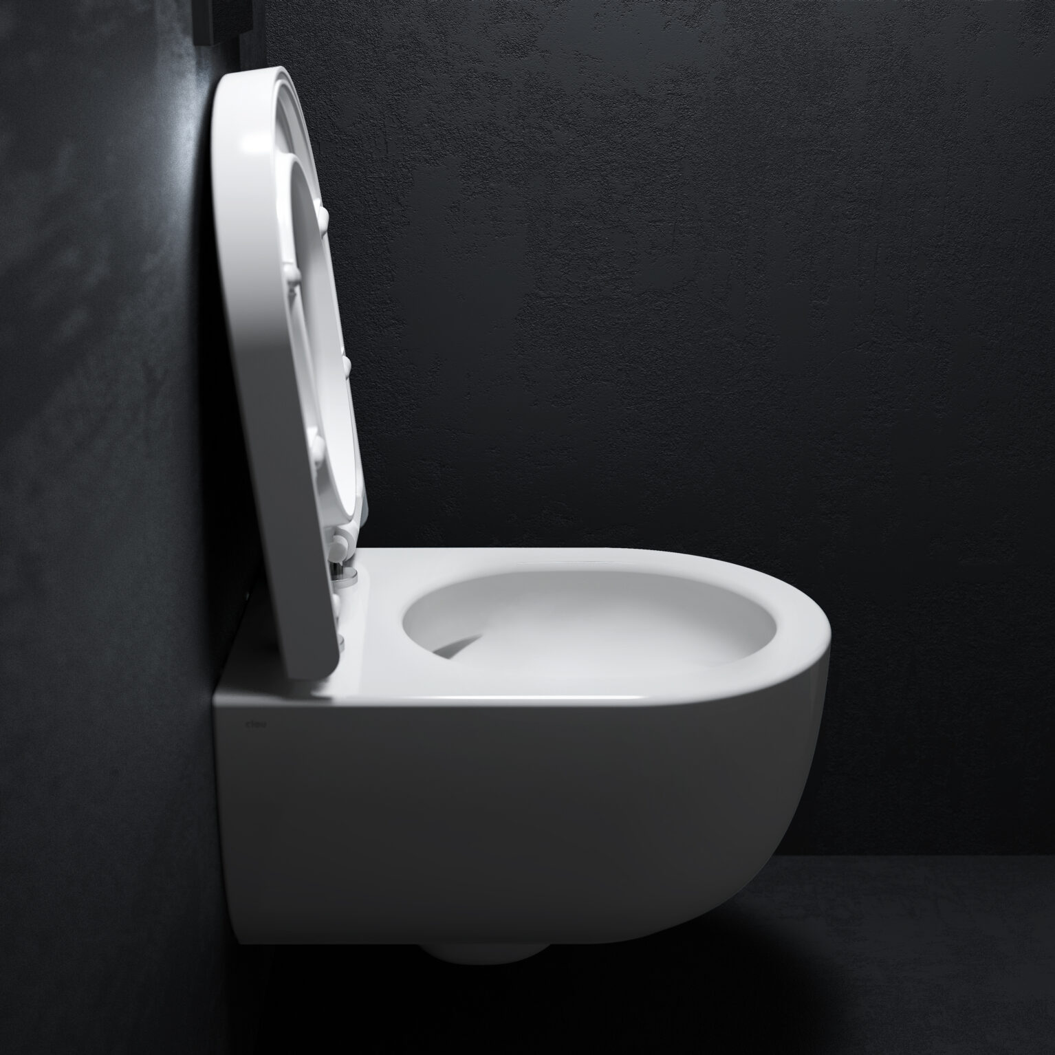 Clou Hammock softclose toiletzitting met quick release wit glans
