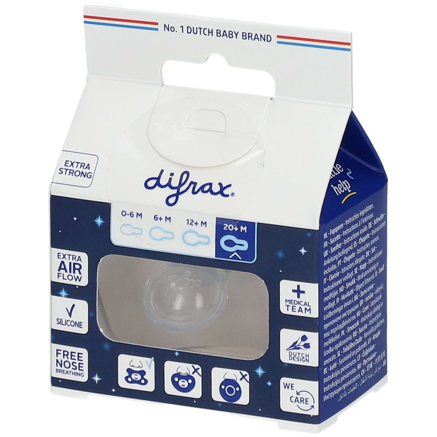 difrax® Schnuller Glow in the Dark 20+ Monate