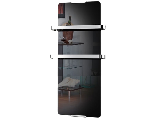 CHEMIN'ARTE - Radiateur sèche serviette électrique 600w noir - 176