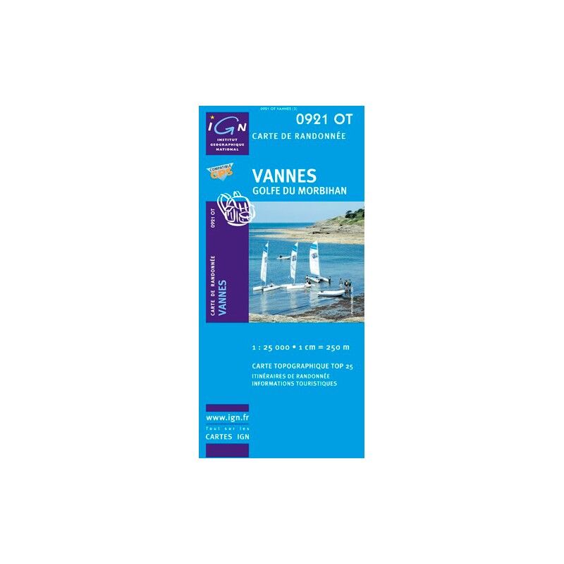 Vannes / Golfe Du Morbihan - Carte topographique
