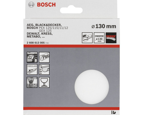 Bosch polijstspons Ø 130