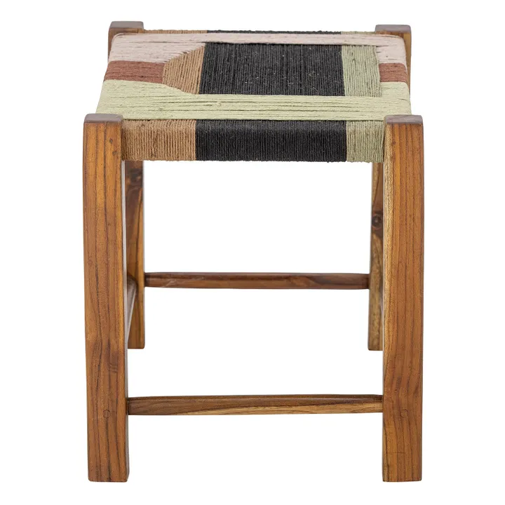 Bloomingville Tabouret Verde en jute | Marron