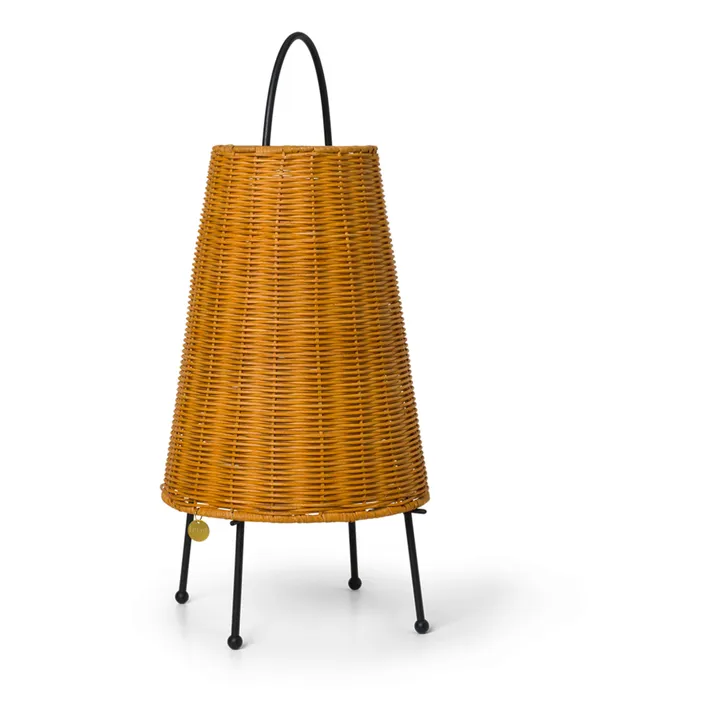 Ferm Living Lampe à poser Porti en rotin