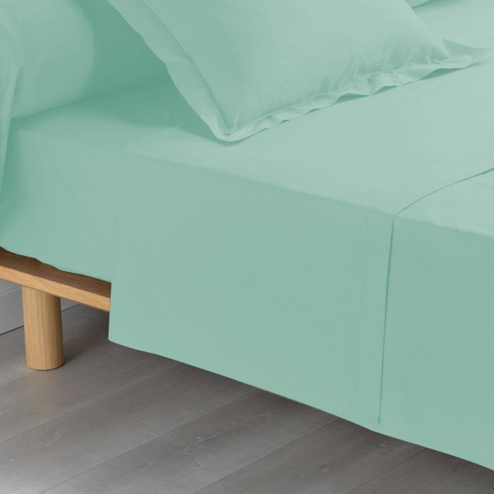 DRAP PLAT 2 PERSONNES 240X300CM PERCALE 78 FILS SAUGE