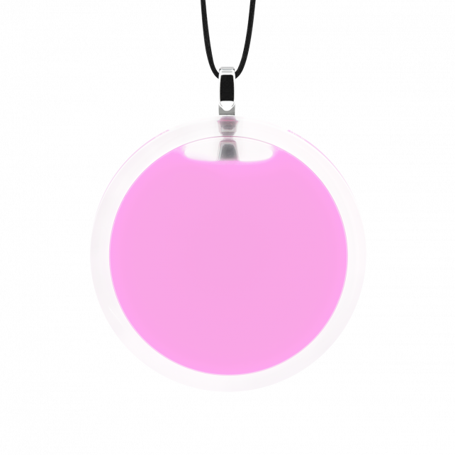 Pendentif en verre soufflé - Cachou Medium Milk