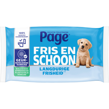 Page Compleet Schoon Vochtig Toiletpapier