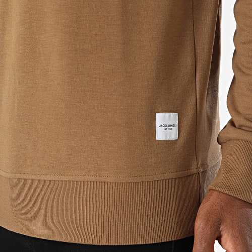 Sweat Crewneck Basic Beige Foncé