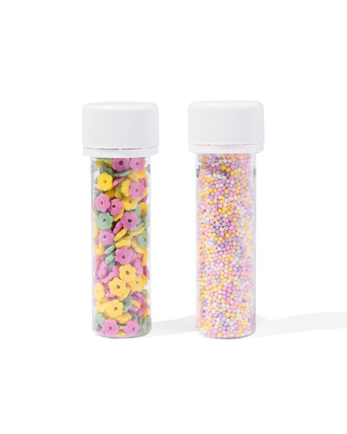kit de décoration perles de sucre et fleurs