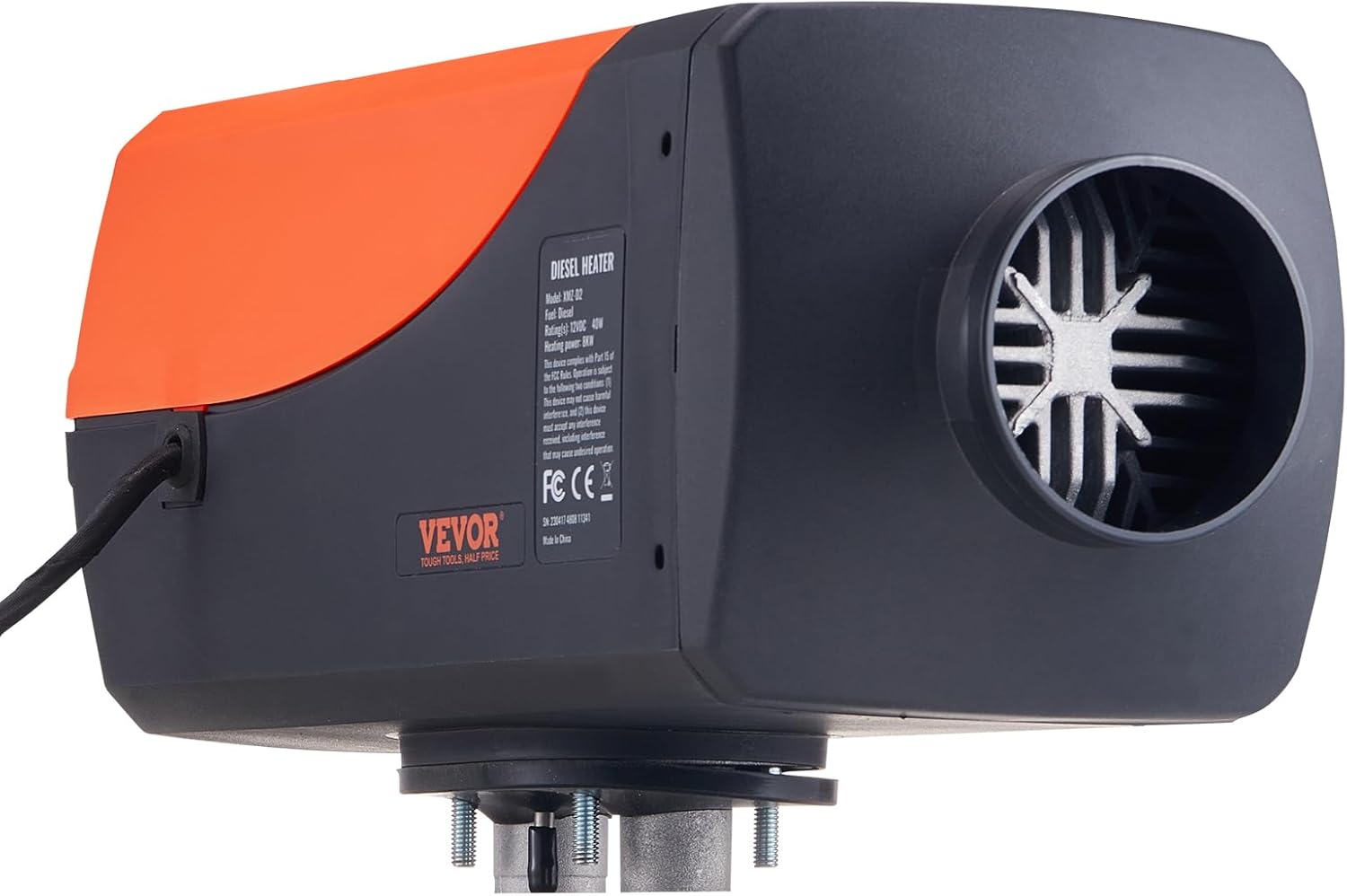 VEVOR Luft Dieselheizung Standheizung 12 V 8 kW, Luftheizung Air Diesel Standheizung Lufterhitzer, 0,16–0,62 L/Std. Dieselheizung mit LCD-Display & Fernbedienung Air Diesel Heizung