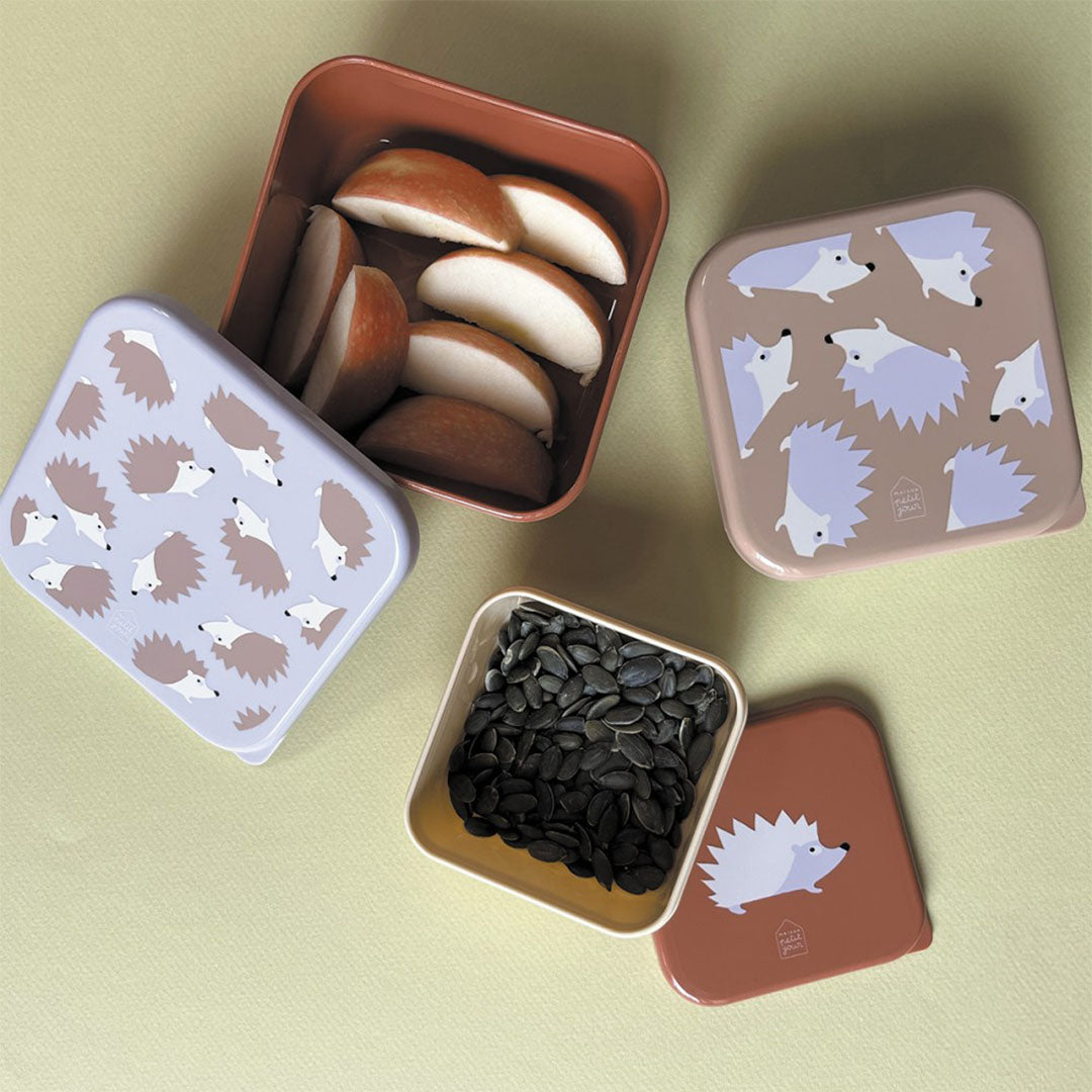 maison petit jour snackdoosjes egel - 3st