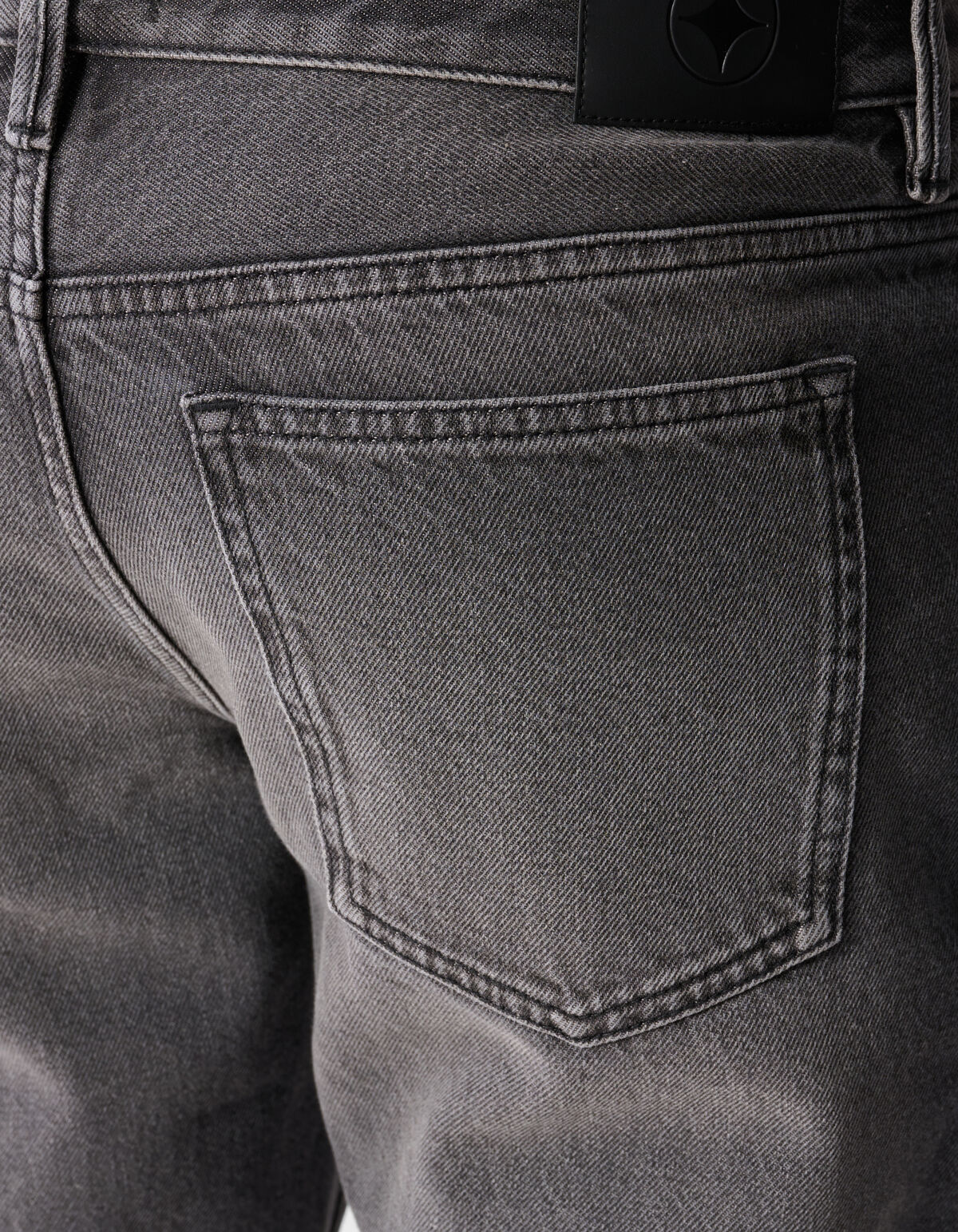 Modern Straight Fit Jeans Washed Zwart L32