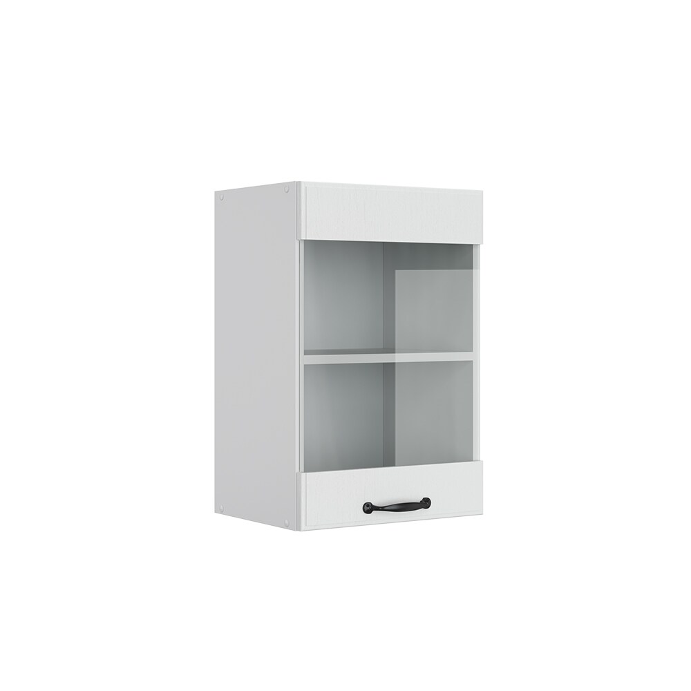 Vicco Hängeglasschrank 40 cm Weiß Küchenschrank Hängeschrank Küchenzeile R-Line