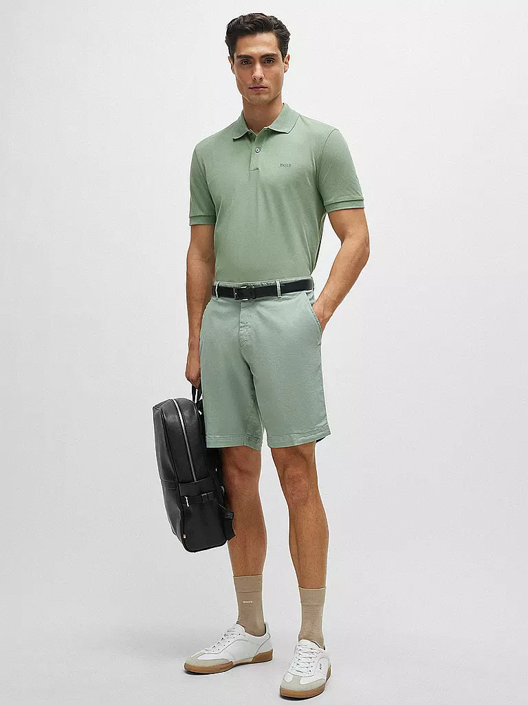 BOSS Poloshirt Regular Fit PALLAS hellgrün