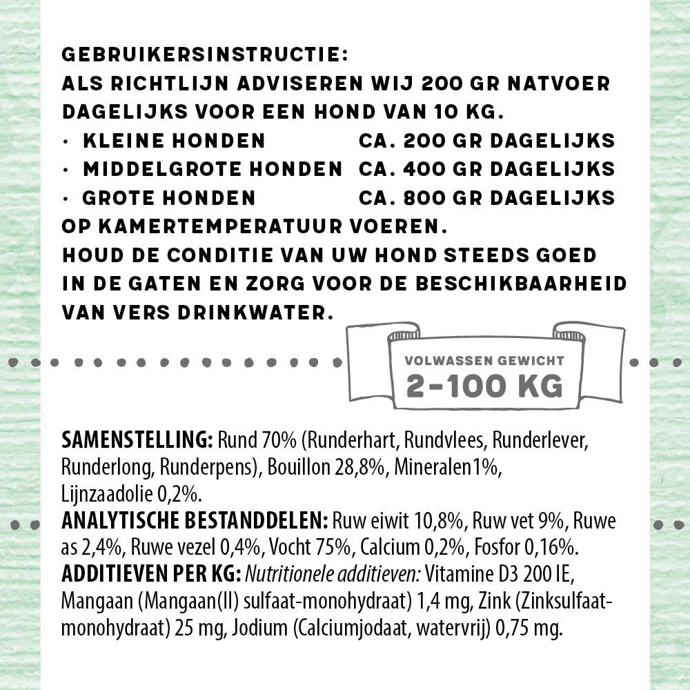 Jarco Dog Blik - Hondenvoer - 400 Gram - rund