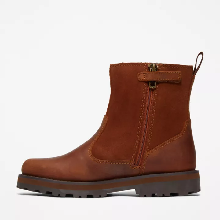 Bottine chaude Courma Kid junior en marron