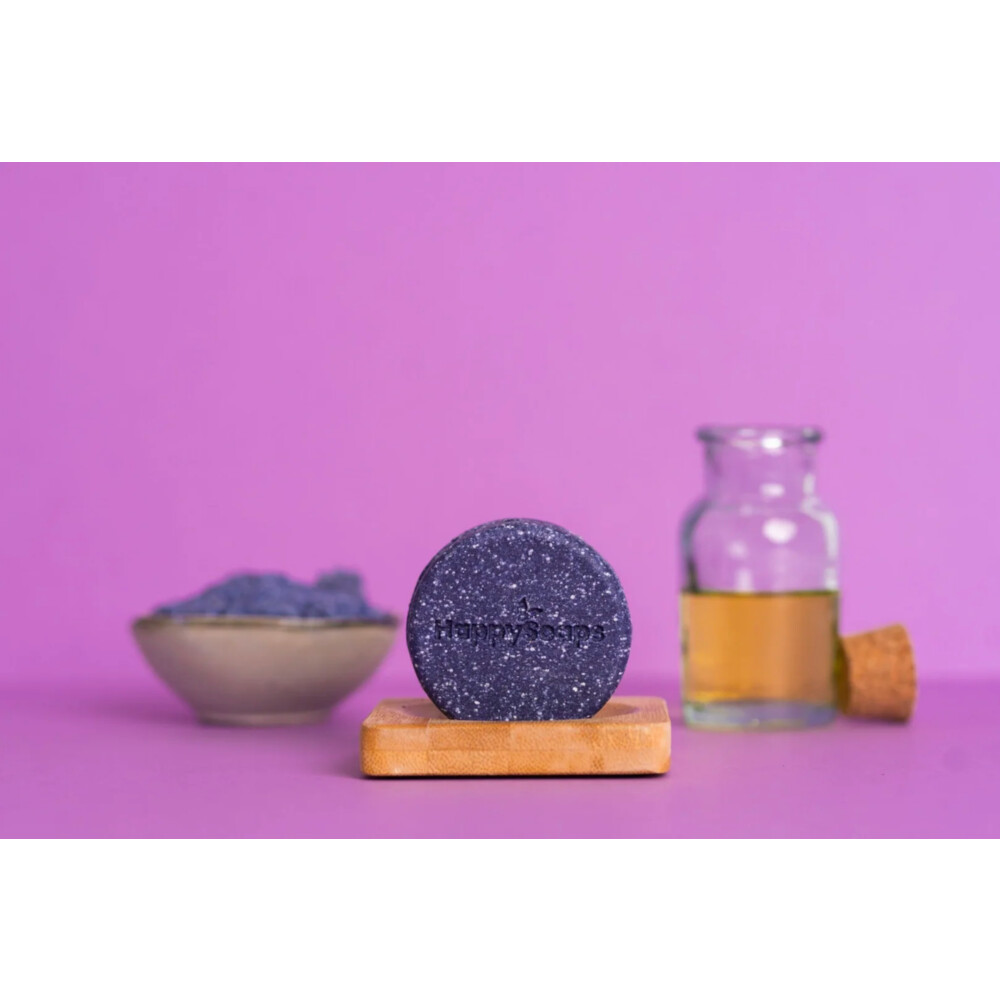 HappySoaps Shampoo Bar Bright Violet Zilver70 gr