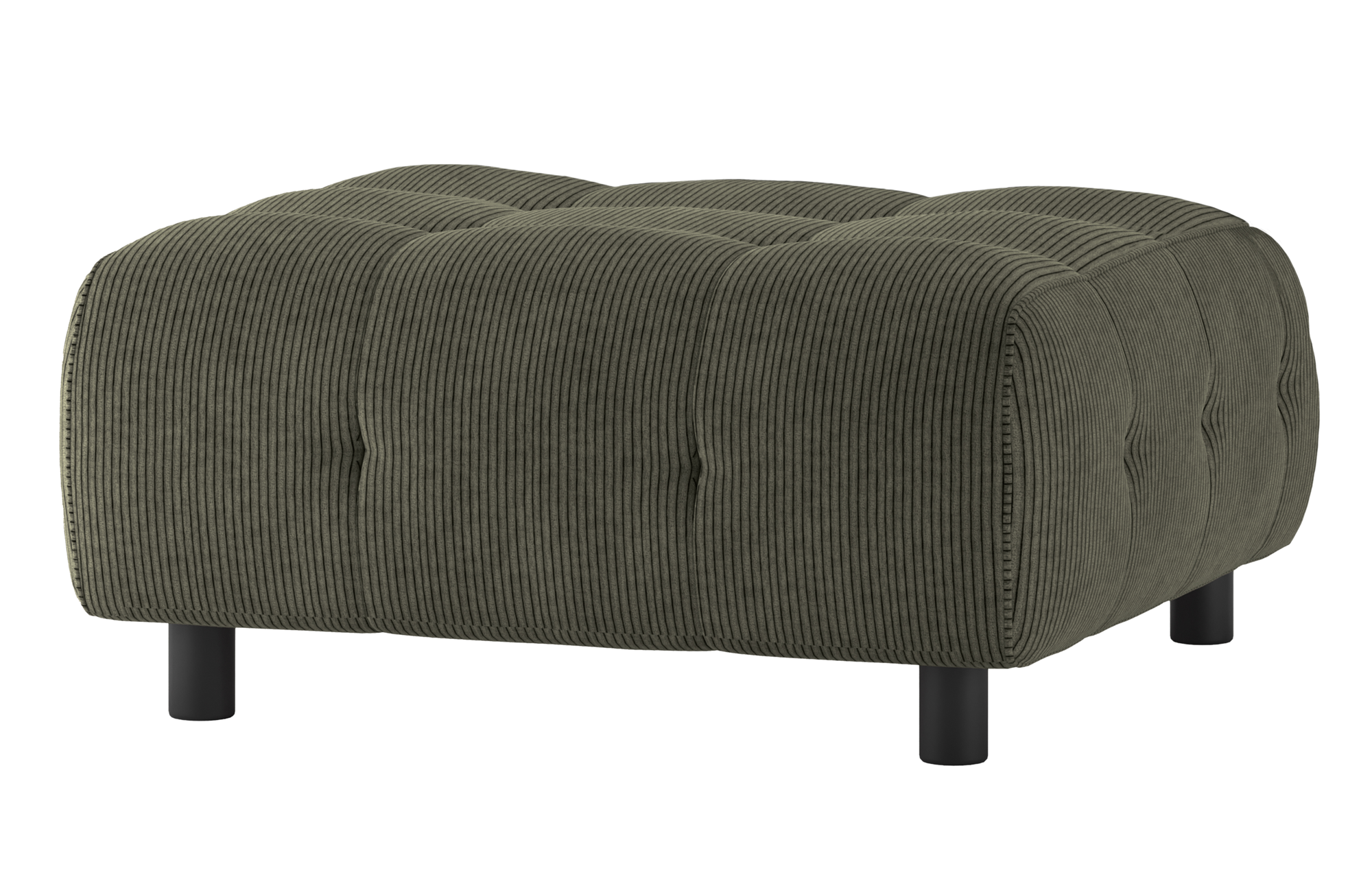 Hocker Louis ribstof leaf