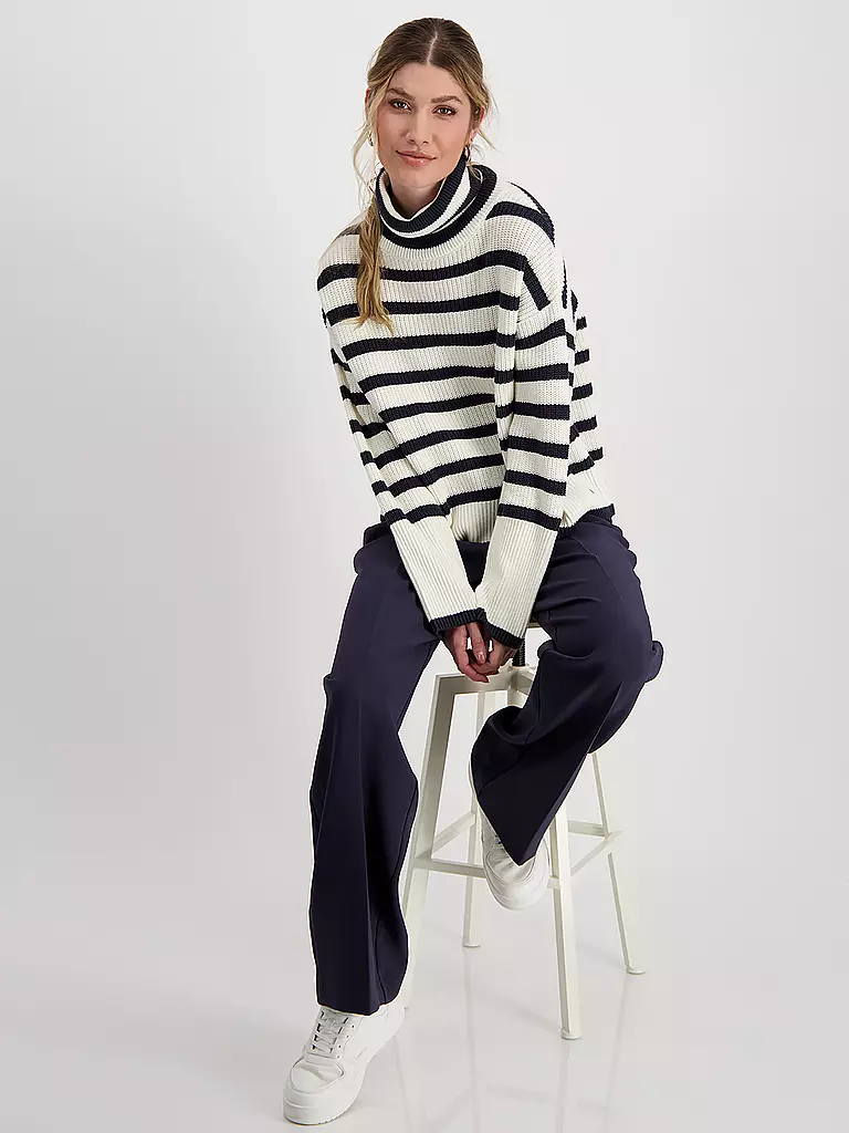 MONARI Rollkragenpullover creme