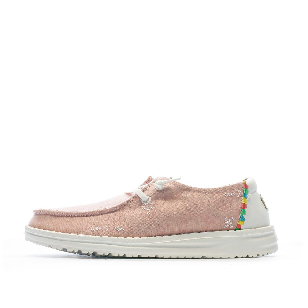 Hey Dude Chaussures Rose Femme Hey Dude Wendy Boho