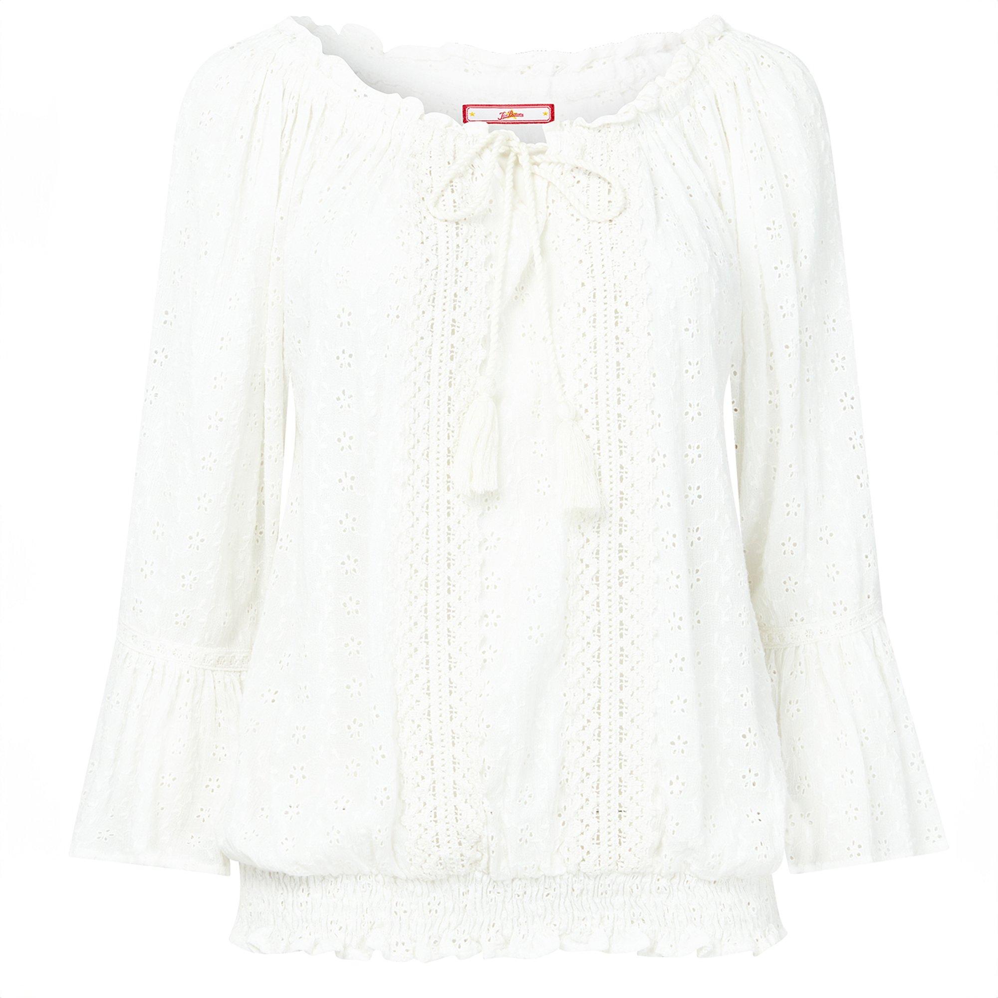 Joe Browns ladies Broderie White Belle Top