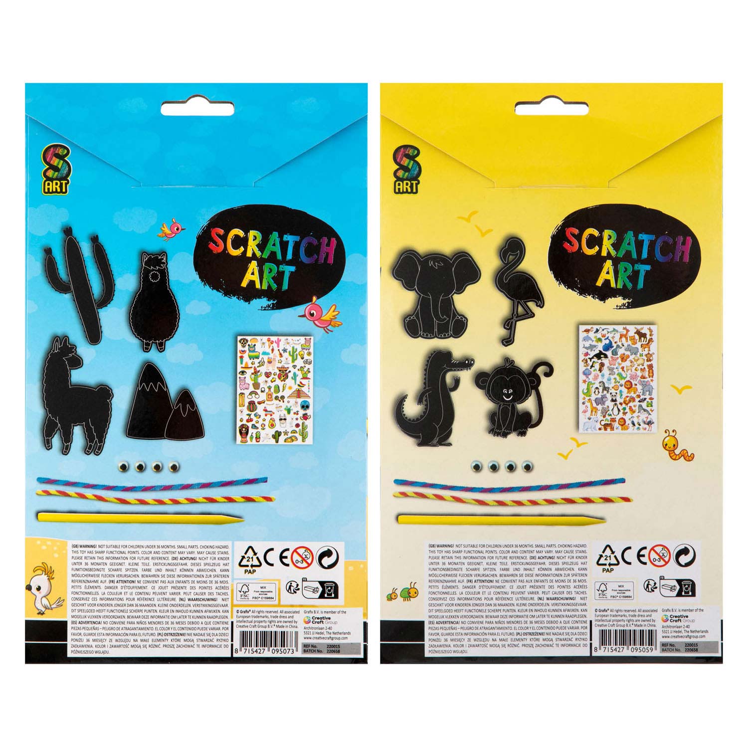 Maak je eigen Scratch Art Jongen