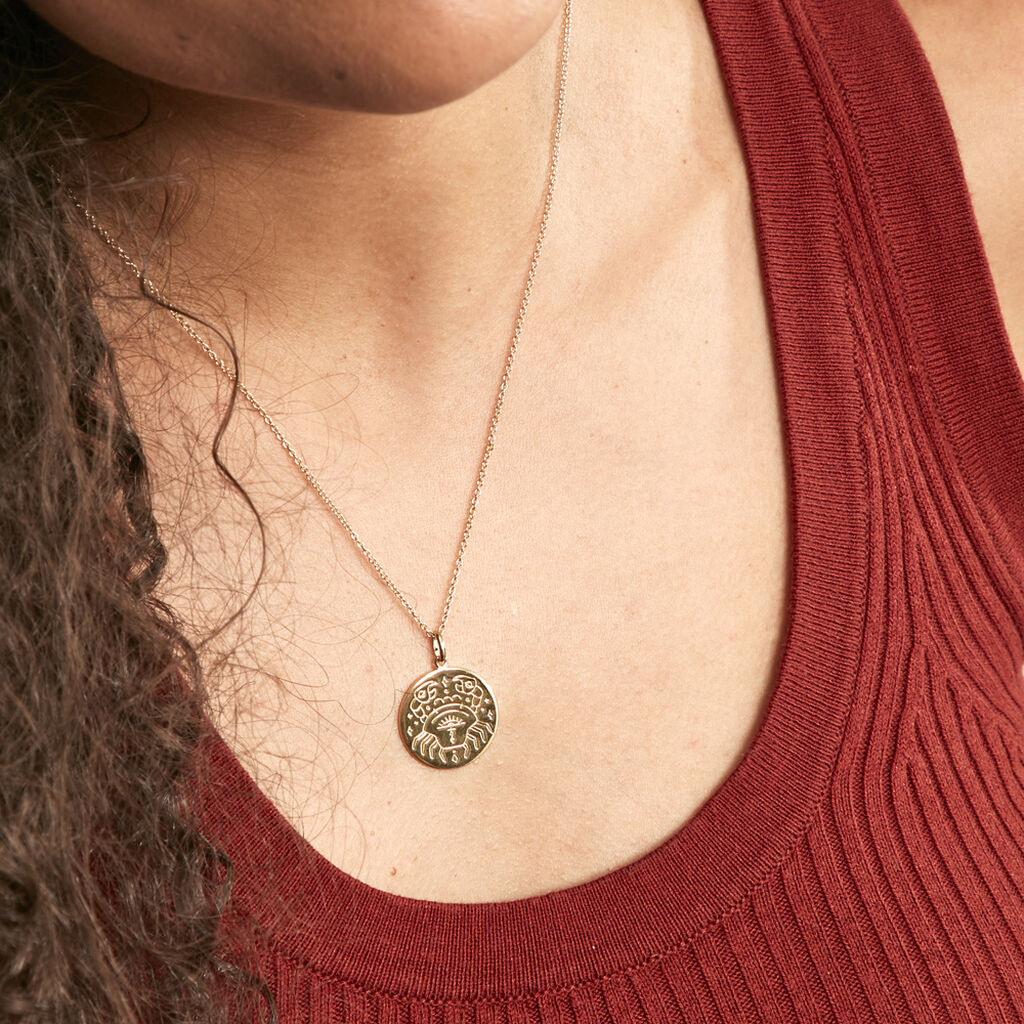 Collier Astro Plaqué Or