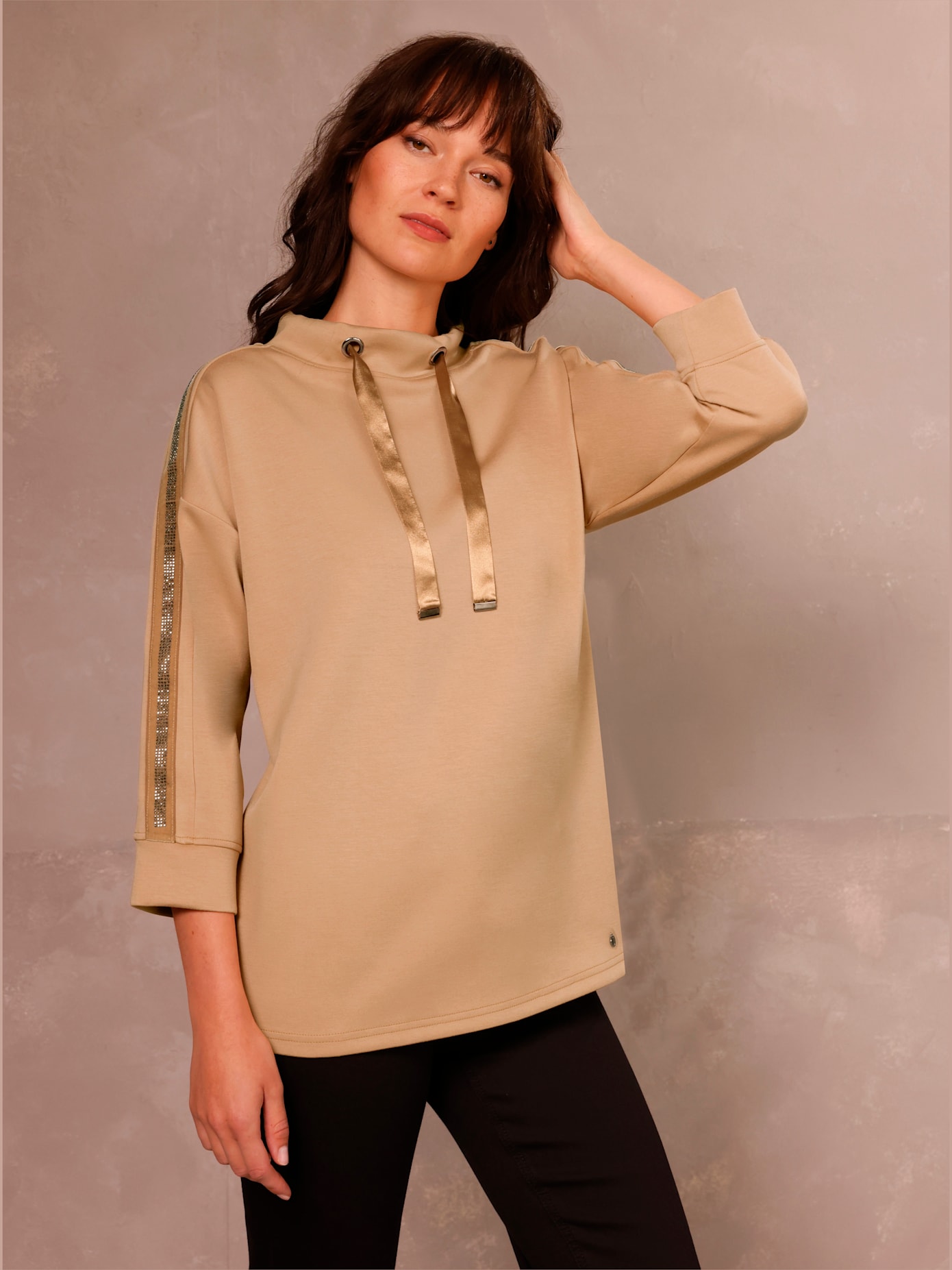 T-shirt modal polyester ultra-doux avec modal