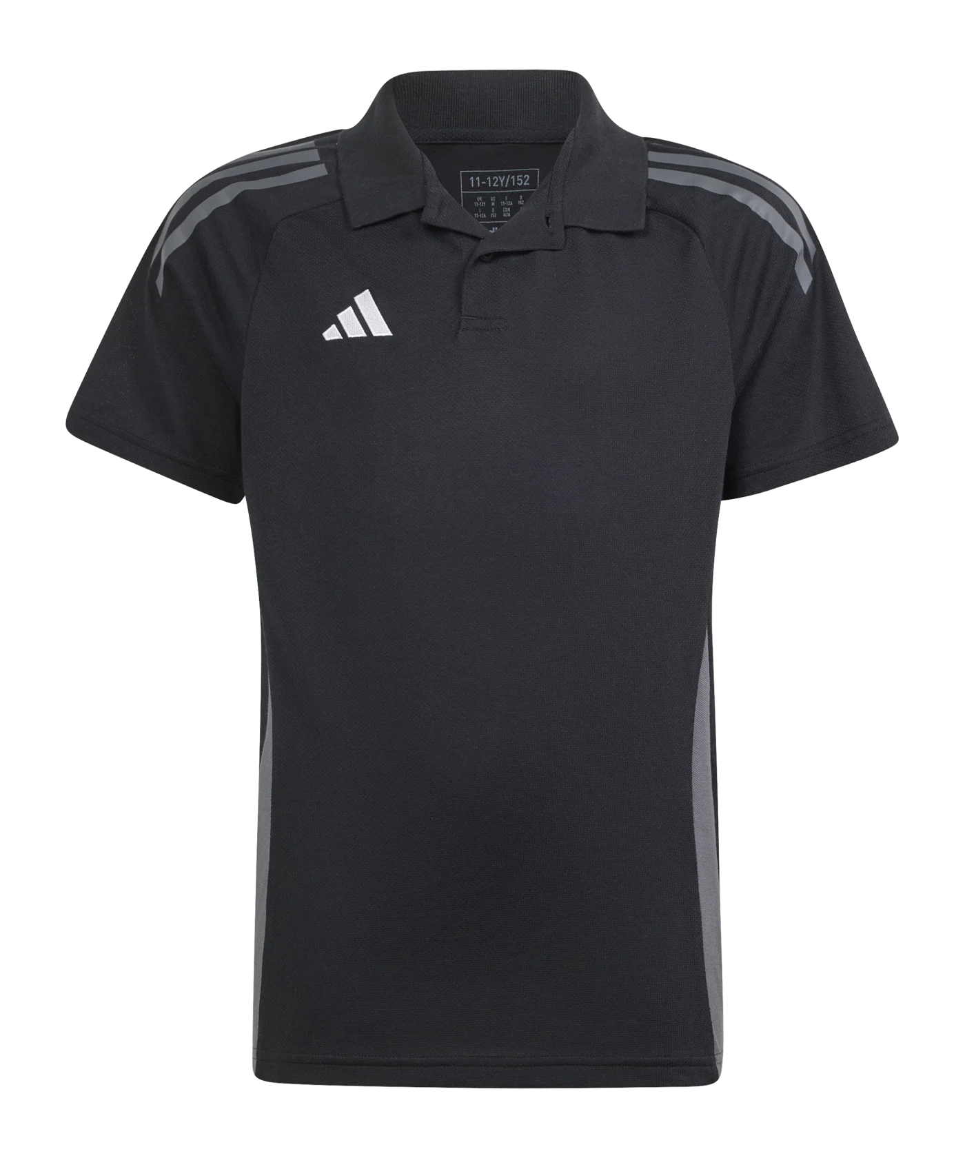 adidas Tiro 24 Competition Poloshirt Kids Schwarz Grau