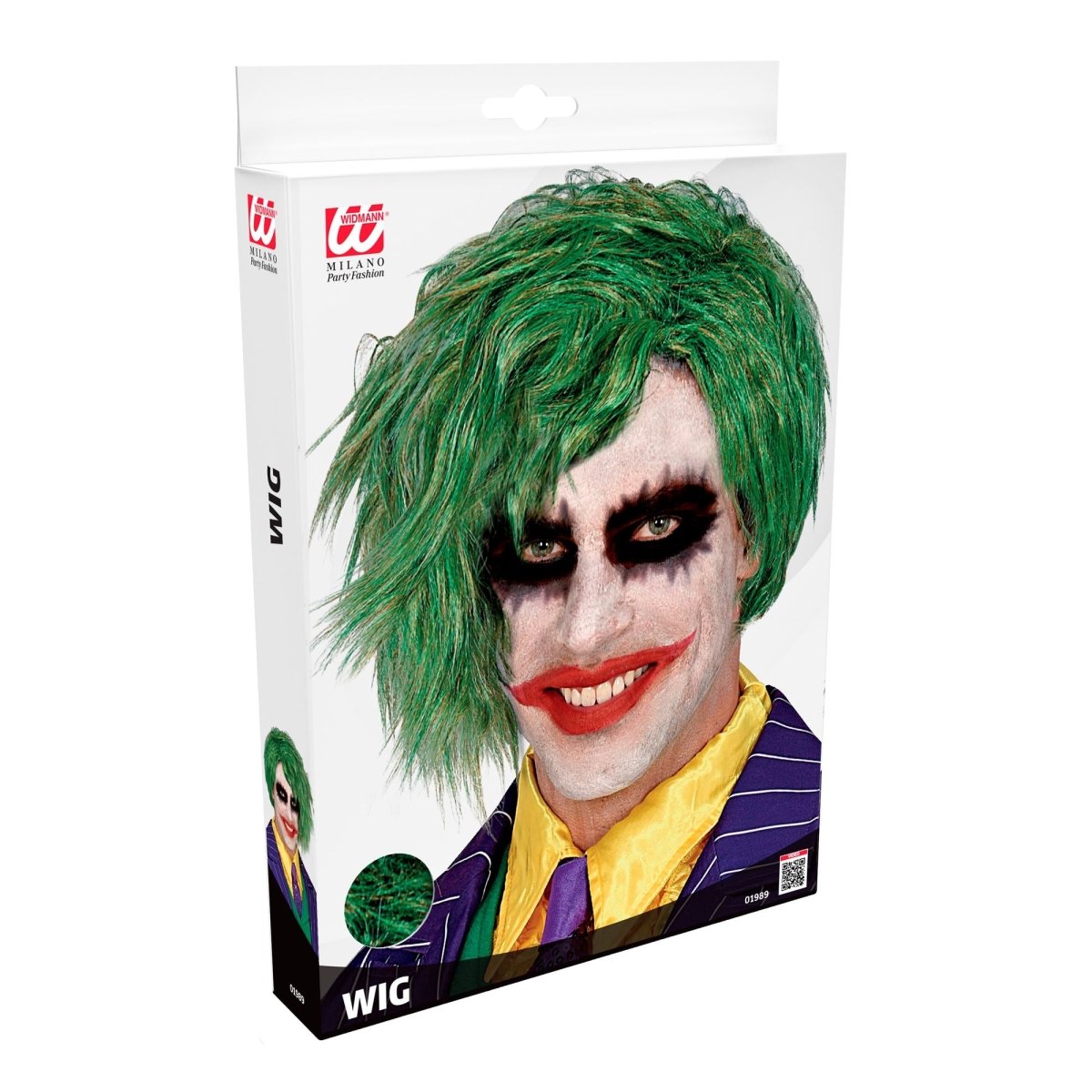 Halloween Pruik Groen Clown